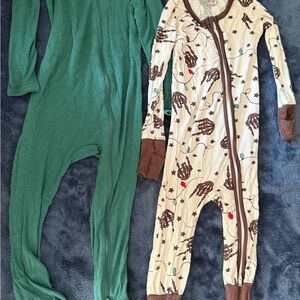Bamboo zip up pajama set